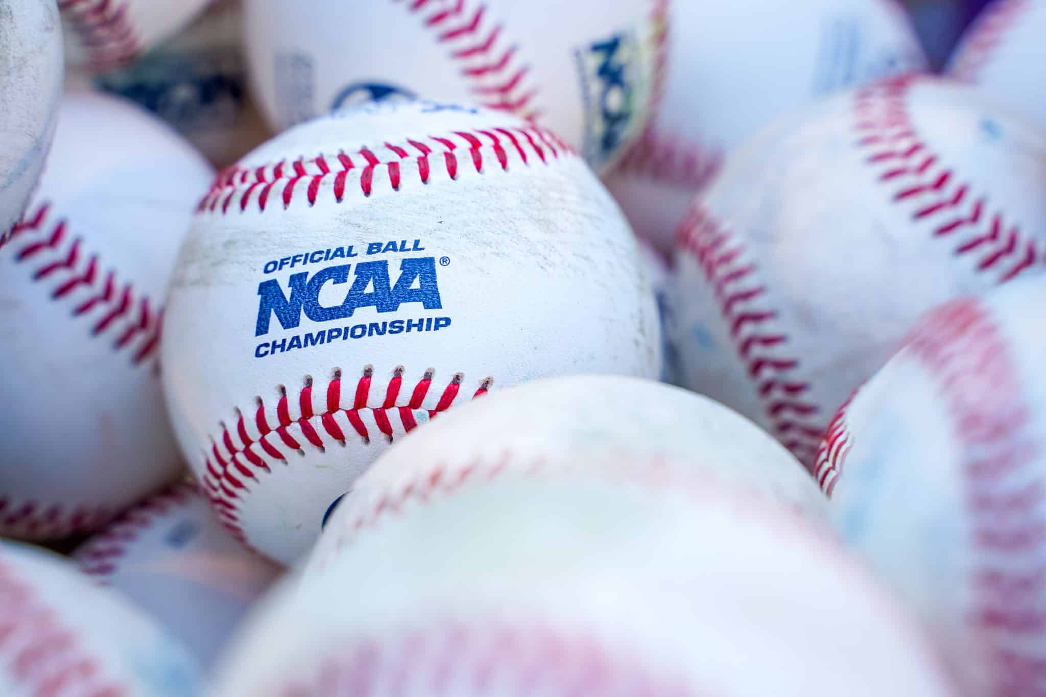 A pile of baseballs.
