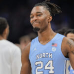 North Carolina's Jae'Lyn Withers.
