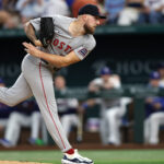 Garrett Crochet pitches in 2025.